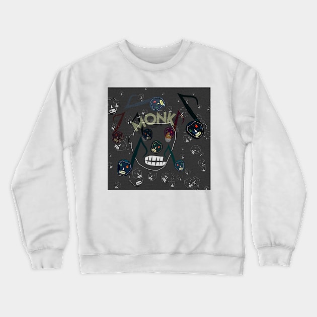 Pulled Monk Crewneck Sweatshirt by Beni-Shoga-Ink